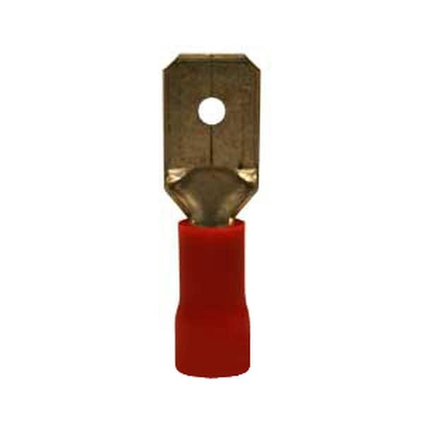 Aftermarket Male Disconnects, Insulated, Wire Size 2216, Tab Size 250, 10 Pk A-R16-AI - main